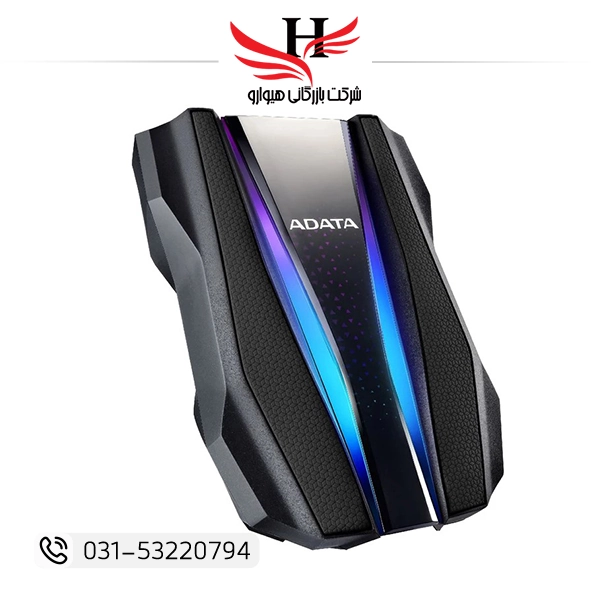 هارد اکسترنال ای دیتا مدل HD770G ظرفیت 2 ترابایت با رابط USB 3.2 Type-A مناسب ذخیره‌سازی ایمن اطلاعات | فروش عمده هیوارو نمایندگی شهرضا اصفهان و استان تهران